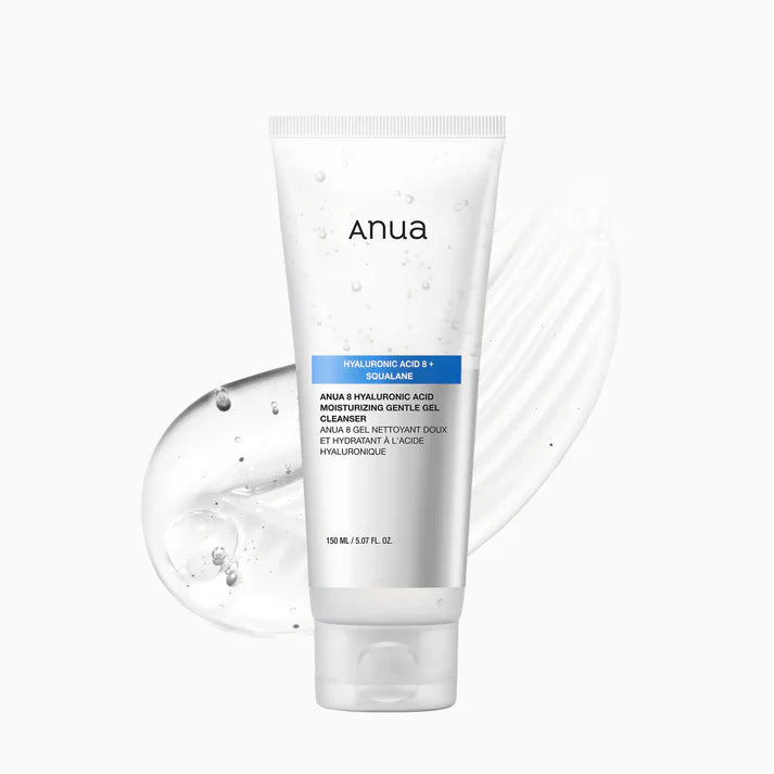 Anua 8 Hyaluronic Acid Moisturizing Gentle Gel Cleanser (150ML)